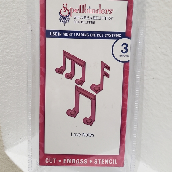 Love Musical notes cutting dies - Picture 2 of 2